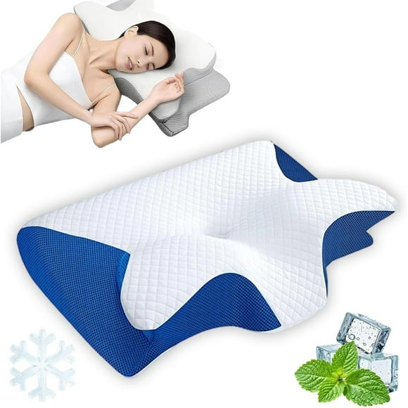 Airway Pro Sleep Apnea Pillow – Ergonomic Memory Foam Neck Support for Better Sleep, Anti-Snoring & Apnea Relief, Perfect for Side, Back & Stomach Sleepers