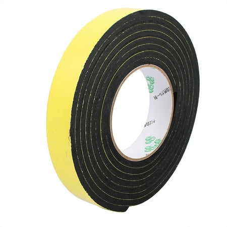 25mm x 5mm Single Sided Self Adhesive Shockproof Sponge Foam Tape 3 Meters