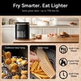 thumbnail image 3 of HOMEDAS® 8L/8.45QT 6-in-1 Visible Window Air Fryer Oven Oilless Cooker with Digital LED Touch Screen, 6 Preset Cookings, Dishwasher-Safe Basket, 3 of 5