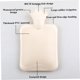 thumbnail image 4 of Bolsa de agua caliente Botella de agua caliente de felpa Cubierta de PVC Bolsa de agua caliente Bolsa calentadora de manos Gran regalo Gris esquí esquí Gafas de esquí, 4 of 5