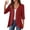 Bm-05 VG Dark Red, variant on Casual Lightweight Cardigans For Women Out Open Front Jackets 3/4 Sleeves