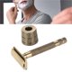 thumbnail image 4 of Herramienta manual de metal para recortar barba cortapelos manuales de doble filo lavables vintage para salón ANGGREK Otros, 4 of 8