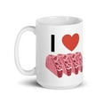 thumbnail image 4 of I LOVE pink tacos - White glossy mug, 4 of 5
