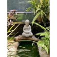 thumbnail image 2 of Estatua de Buda, 33 cm cerámica Hecha a Mano blanco Elly Decor N/A, 2 of 6