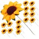 thumbnail image 5 of Ramo de girasoles artificiales de 100 piezas, ramo de boda, regalo, adorno de flores de simulación, 5 of 7