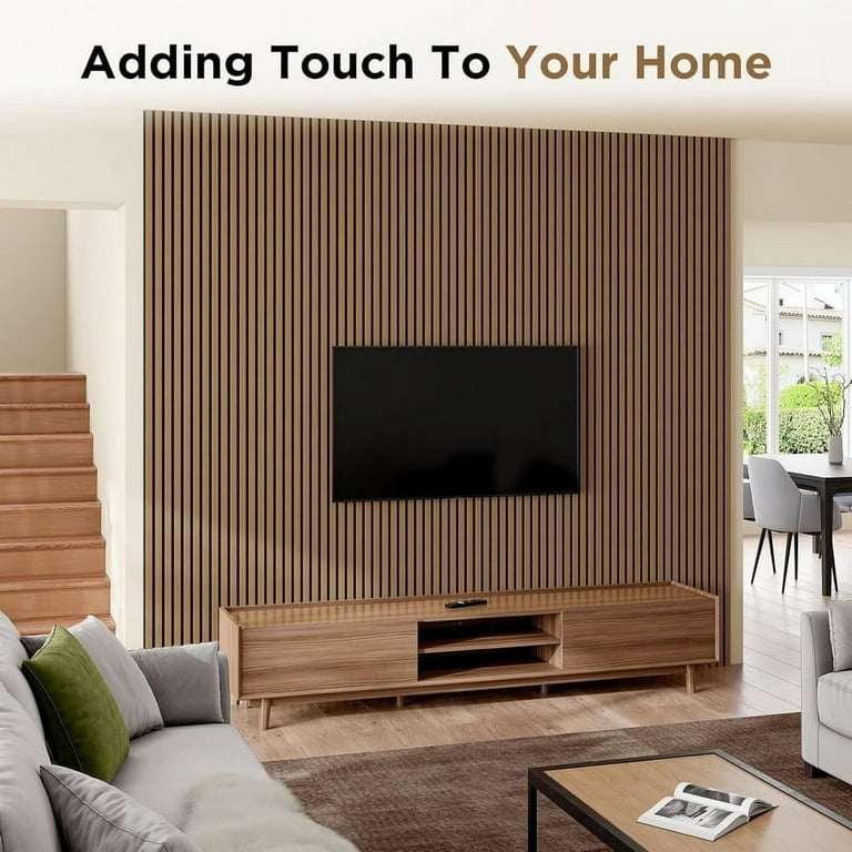 Easy4Home 4Pcs Wood Soundproof Wall Panels 94.5