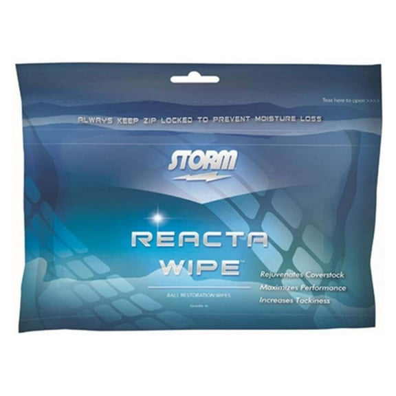 Storm Reacta Wipe Bowling Ball Cleaner Wipes- Dozen