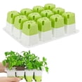 thumbnail image 5 of 5Pcs Reusable Seed Starter Trays Kit (60 Cells in Total), Silicone Seedling Starter Trays for Starting Plant Seeds, Indoor Gardening Plant Germination Tray, 5 of 7