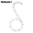 thumbnail image 4 of Hugtrwg Adhesivo para Teclado Piano Sin Pasta para Principiantes (61 Teclas Multicolor), 4 of 9