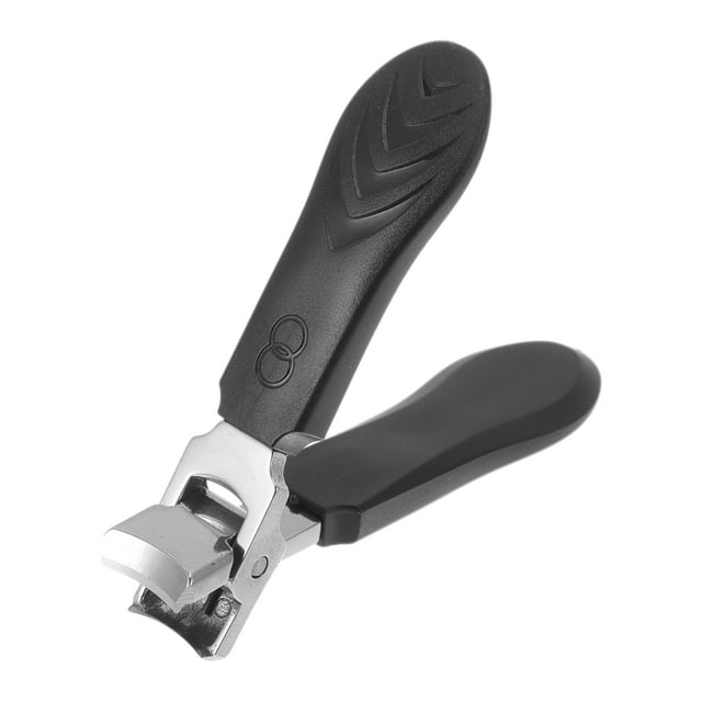 Cortauñas anti-salpicaduras Unique Bargains 1 Pc 3.43"x0.63" Negro