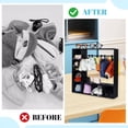 thumbnail image 7 of 1Pc Mini Doll Clothes Wardrobe Organizer, 7-Compartment Storage & Display Case with Hangers, Miniature Closet for Doll Accessories, Compact Dollhouse Furniture with Drawers, Ideal for 6-7 Inch Doll, 7 of 7