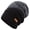 Black+BlackWhite, variant on Slouchy Beanie Hats for Men Warm Winter Hats Mens Beanie Cap Lined Knit Thick Hat (Black & White 2 Piece)