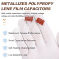thumbnail image 3 of 25pcs CBB22 Capacitor 630V 224J 0. 22UF Metallized Polypropylene Film Capacitors, 3 of 6