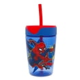 thumbnail image 3 of Vaso plateado Buffalo Marvel Spiderman Thwam de 500 ml con pajita, 3 of 3