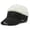 Black Beige, variant on Novelty Hair Visor Sun Cap Wig Peaked Baseball Hat with Spiked Hairs hat
