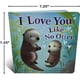 thumbnail image 3 of Set de regalo de peluche Miyoni Sea Otter de Aurora World con libro, 3 of 5