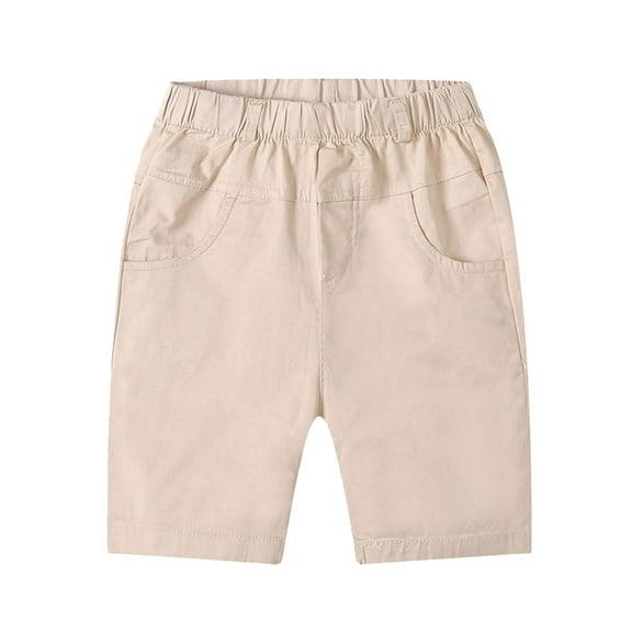 Product Catalog Boys Shorts for Play Lightweight Summer Casual Solid Swimwear-Ready Bottoms for Kids Kids Summer Casual Shorts