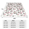 thumbnail image 3 of Sikiie Rose Flowers Ultra-Soft Micro flannel Blanket Luxury All Seasons Warm Blanket for Bedding Sofa and Travel (4 sizes)-40"x30", 3 of 7