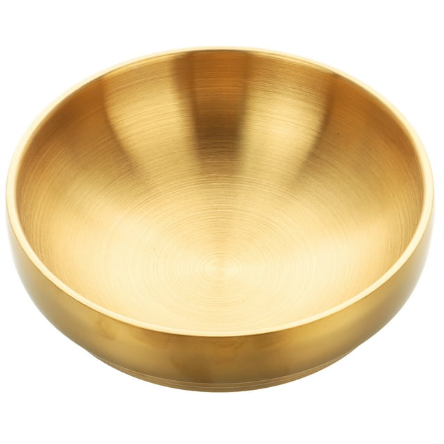 Cuenco redondo de acero inoxidable para guardar llaves, baratijas y joyas, ideal para el pasillo o la mesa, ideal como contenedor decorativo para el hogar.