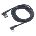 thumbnail image 2 of 6ft Angle USB Cable Charger Cord Power Wire Sync Z6W for Samsung Galaxy Tab S2 9.7 S 8.4 SM-T700 NOOK 8.0 (SM-T710) E NOOK 9.6 (SM-T560) 4 NOOK 7.0 (SM-T230) A 10.1 (2016) 3 8.0 7.0 Sky, S7 S6, 2 of 6