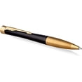thumbnail image 1 of Bolígrafo PARKER Urban Twist Negro apagado con adorno dorado Punta mediana con repuesto de tinta azul Unisex, 1 of 5