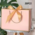 thumbnail image 3 of 20 Pcs Gift Bags with Gold Bow Handles, Elegant Paper Party Favor Bags for Baby Shower Wedding Birthday Bridal Shower Gift Packaging Tote Bags 12.6 x 9.84 x 4.33 Inch, 3 of 7