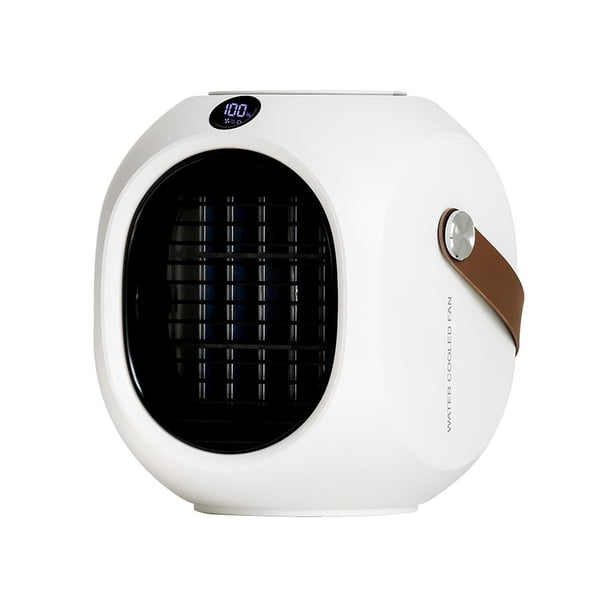 Matsuzay Mini enfriador de aire 3 en 1, aire acondicionado portátil con asa, enfriador de aire de escritorio multifuncional con luz de ventilador Electrodomésticos Matsuzay HA022599-00