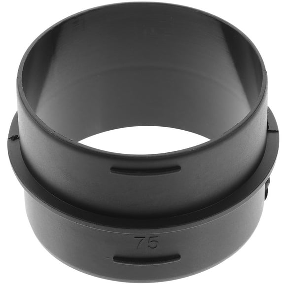 TABLZONE Black Plastic Air Duct Connector 3.3 x 2 Inch Vent Hose Adapter for Systems, 1 Piece