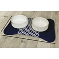 thumbnail image 2 of Simply Daisy Geometric Bone Shape Pet Feeding Mat for Dogs, 2 of 3