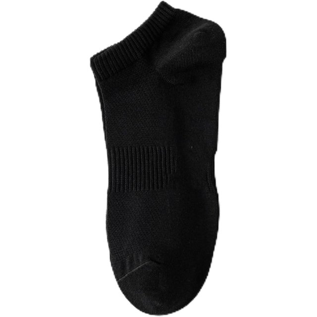GZXIAOFEY Socks Men's Spring and Summer New Boat Socks Cotton Mesh Printed Socks Versatile Low-top Solid Color Sports Socks