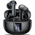thumbnail image 1 of Auriculares Inalámbricos, 2024 Auriculares Inalámbricos Auriculares Estéreo HiFi con 4 Micrófonos con Cancelación de Ruido ENC, Auriculares Intrauditivos con Tiempo de Reproducción de 42 Horas, Auricu, 1 of 5