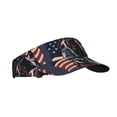 thumbnail image 1 of Fotbe Patriotic Bulldog Art Visera Deportiva con Diseño, Gorra Abierta Ajustable de Algodón para Mujer y Hombre, 1 of 7