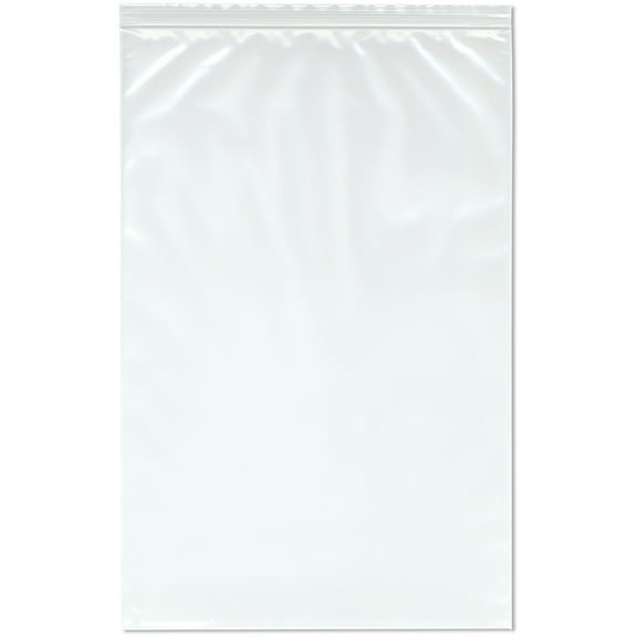 Plymor 13" x 20" (Pack of 100), 4 Mil Heavy Duty Zipper Reclosable Plastic Bags