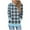 #0305-Light Blue, variant on Ailaofu Plaid Hoodies for Women Oversized Long Sleeve Color Block Buttery Soft Pullover Loose Fit Fall Outfit for All Styles