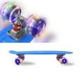 thumbnail image 6 of 27 Inch Cruiser Skateboard Complete with LED Light Up Wheels for Beginner and Adults T-Tool Included, 6 of 7
