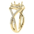 thumbnail image 3 of 14K Yellow Gold Natural Black Onyx Ring Round 8mm Diamond Accent, size 5, 3 of 4