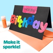 Hello Hobby Bright Fine Glitter Shakers, 12 Pack