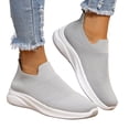 thumbnail image 2 of XIMIN Women's Slip On Sneakers Women Non Slip Work Shoes Comfortable Lightweight Breathable Casual Shoes for Walking Travel Work Footwear, 2 of 7