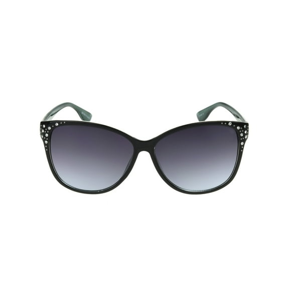 Foster Grant Women's Cat Eye Fashion Sunglasses Black