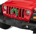 thumbnail image 6 of Christmas Wreath for Car Truck SUV Van, with Red Bow Decoration Ornament Mount Xmas Artificial Pine Water-Proof Winter Holiday Wreath, 6 of 9
