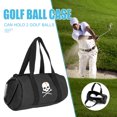 thumbnail image 1 of Bolsa Porta Pelotas De Golf Bolsa de golf Bolsa de almacenamiento ligera para pelotas de golf Accesorios deportivos (Negro), 1 of 9