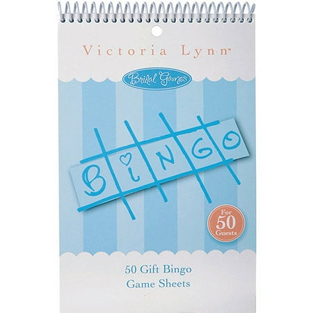 Party Game Sheets, 50-Pack, Bridal Bingo