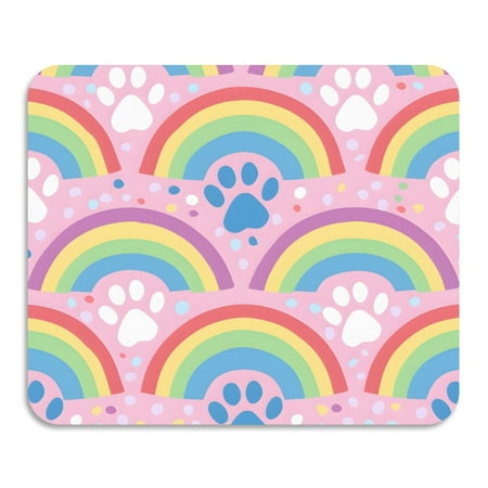 

Rainbows Cat Paws Colorful Dots Diatomite Dish Drying Mat Drain Pad for Kitchen Sink Countertop 16 x 12