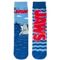 thumbnail image 5 of ODD SOX, Movies, Jaws Shark Open Wide, Novelty Crew Socks, Funny 80's, 5 of 6