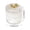 B, variant on HOARBOEG Vintage Glass Candy Jar with Metal Butterfly Handle - Clear Decorative Storage Canister for Candy, Cookies, Jewelry, Office & Home Decor, Snack Jar, Gift Idea