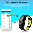thumbnail image 2 of RV Reloj conectado Mujeres Hombres Niños IP68 Pulsera conectada a prueba de agua Pantalla colorida Reloj inteligente con podómetro de ritmo cardíaco Despertador de sueño Notificaciones para iPhone Huawei Samsung Xiaomi Sony Rojo Verde, 2 of 5