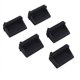 thumbnail image 4 of 40 tapones de silicona para puerto USB, a prueba de polvo, color negro, 4 of 8