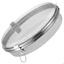 Round Mesh Box Dishwasher Cutlery Basket Bottle Parts Storage Baskets Stainless Steel Utensil Baby,1 x Dishwasher basket,Silver