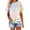 Multicolor 1, variant on MEICHEN Spring Cute Animal Print Casual and Comfortable Women's Blouse Summer T Shirts for Women