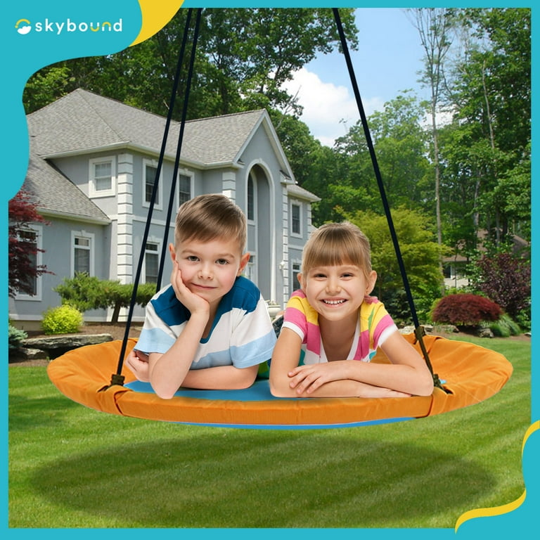SkyBound 39 Saucer Tree Swing for Kids, Outdoor Flying Swing for Adult  Support Up to 700lbs